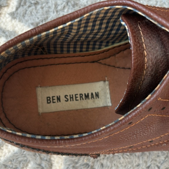 Ben Sherman Men’s Brown Oxford- size 10 - Picture 2 of 6